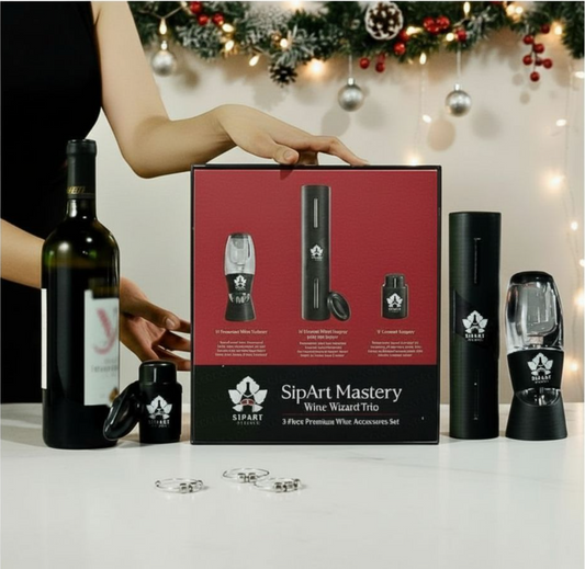 Personalized Luxury Wine Gift Set – Electric Opener, Aerator & Stopper with Premium Box