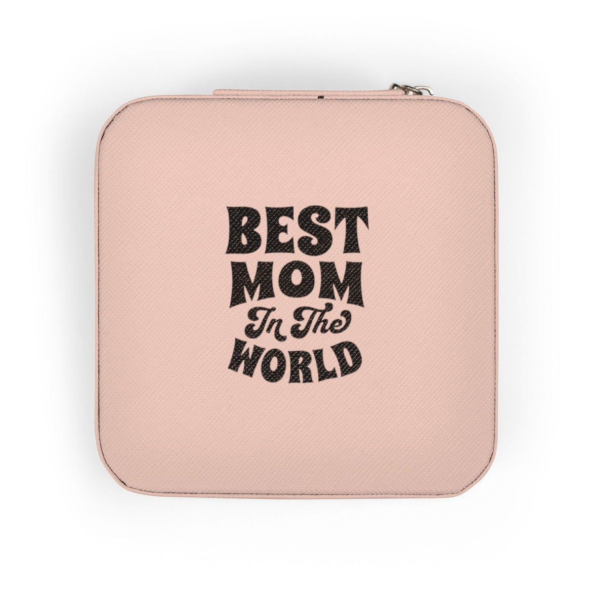 Jewelry Travel Case — 'Best Mom in the World' Compact Organizer