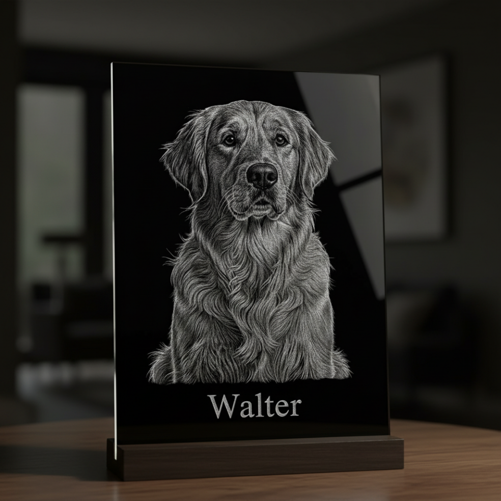Laser Engraved Photo Gift