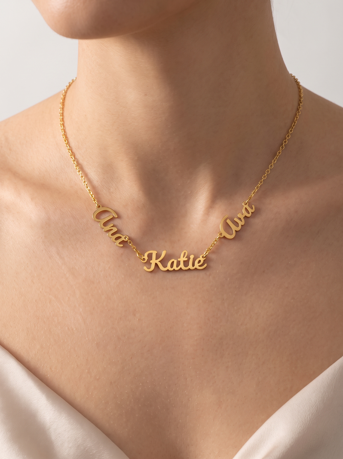 Personalized Multiple Name Necklace